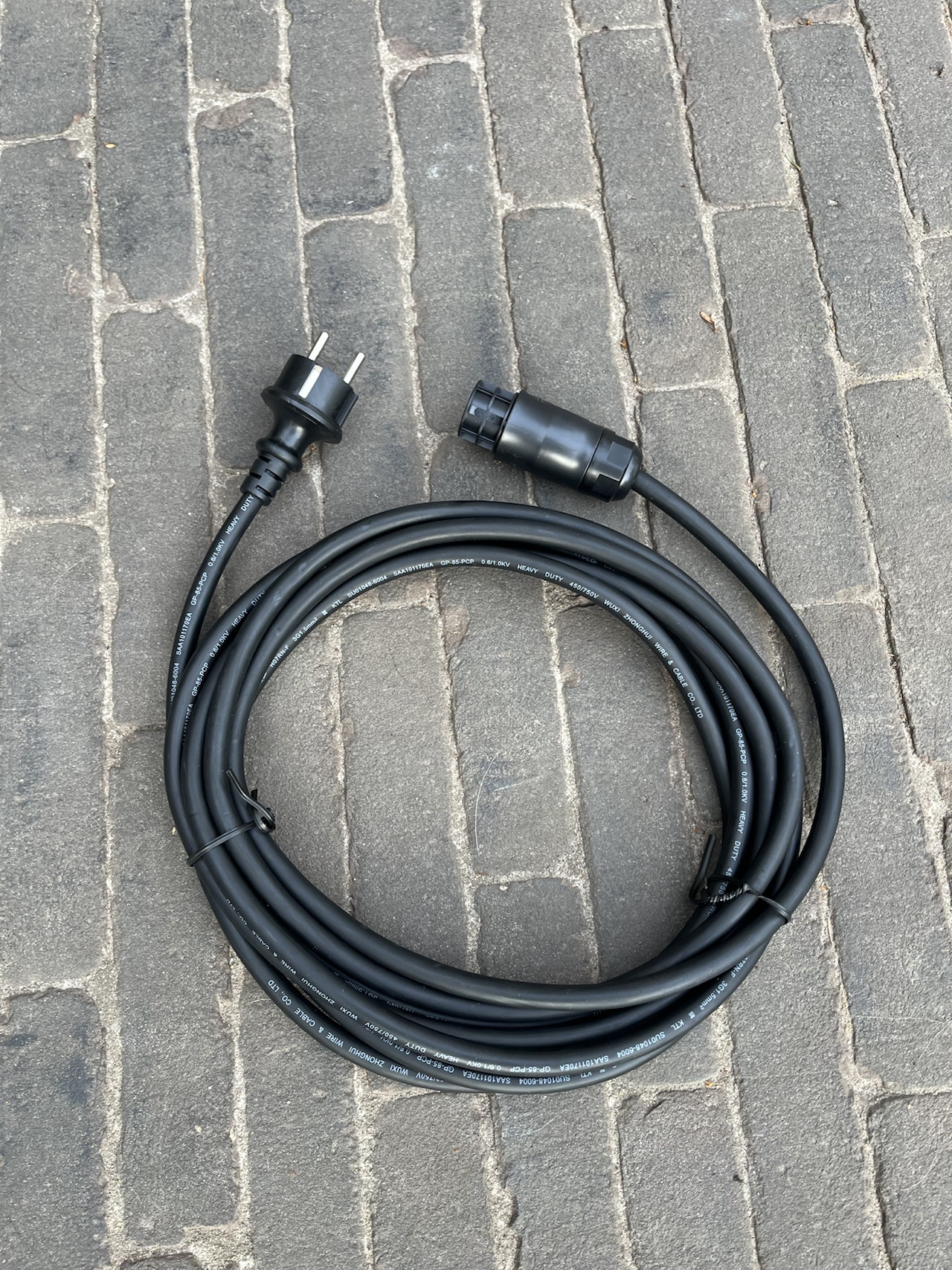 AC aansluitkabel van de Optisun set